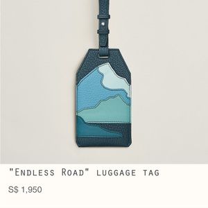 Hermes “Endless Road” Luggage Tag